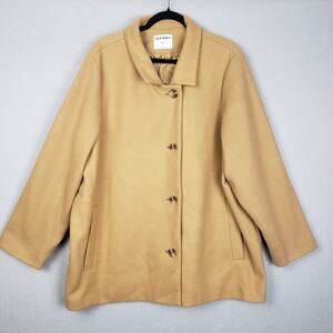 Old Navy Women's XXL Longline Car Coat Tan Contemporary Minimalist Fall Citycore
